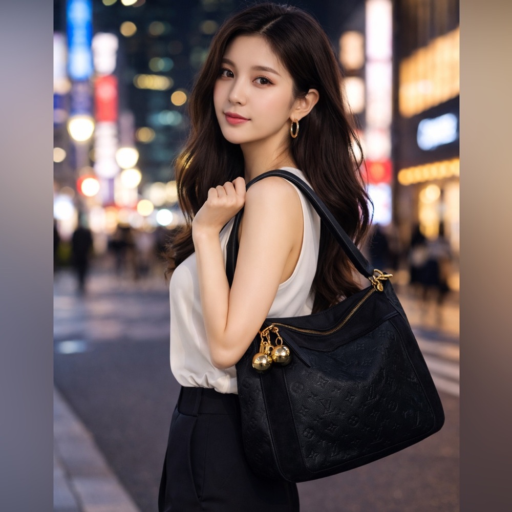 ❌ SOLD! Louis Vuitton Monogram Empreinte Audacieuse MM bag. - Picture 6 of 11